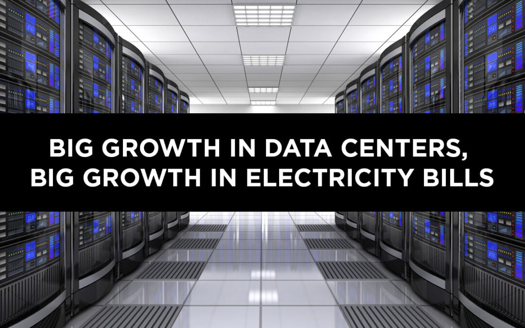 data centers and electrical bills